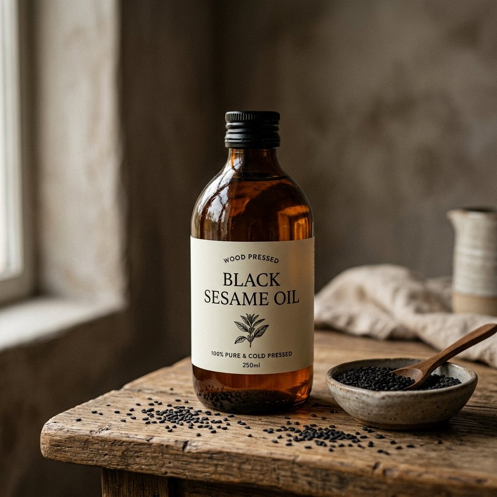 Wood Pressed Sesame Til Oil